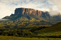 Mount Roraima in Venezuela, Brazil, and Guyana
