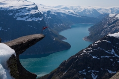 Trolltunga in Hordaland, Norway